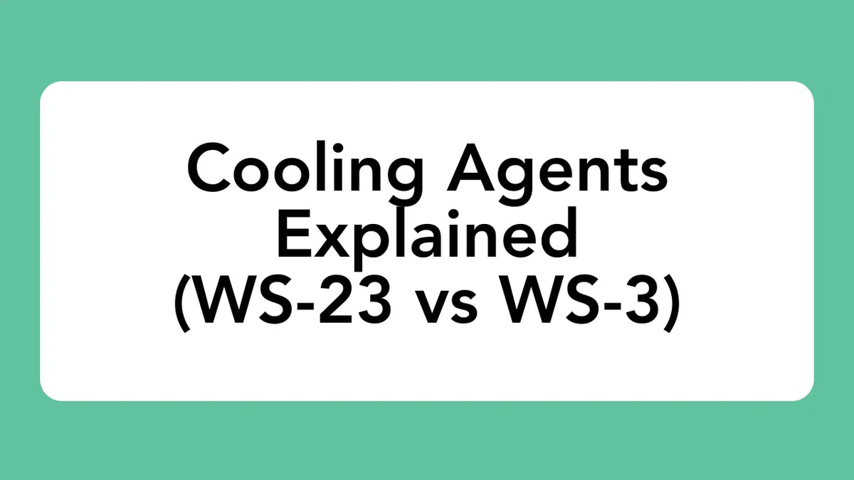 WS-23 vs WS-3 | Cooling Agents in Vape Formulations Explained